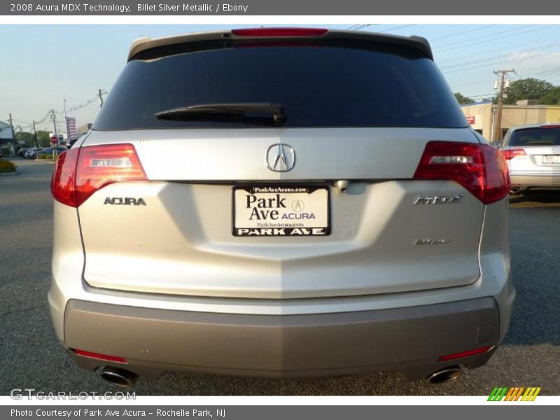 Billet Silver Metallic / Ebony 2008 Acura MDX Technology