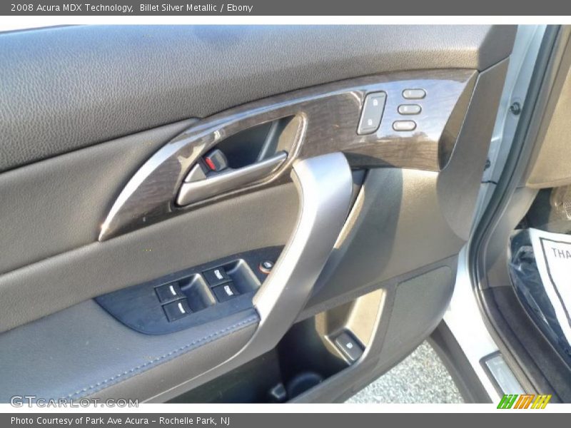 Billet Silver Metallic / Ebony 2008 Acura MDX Technology