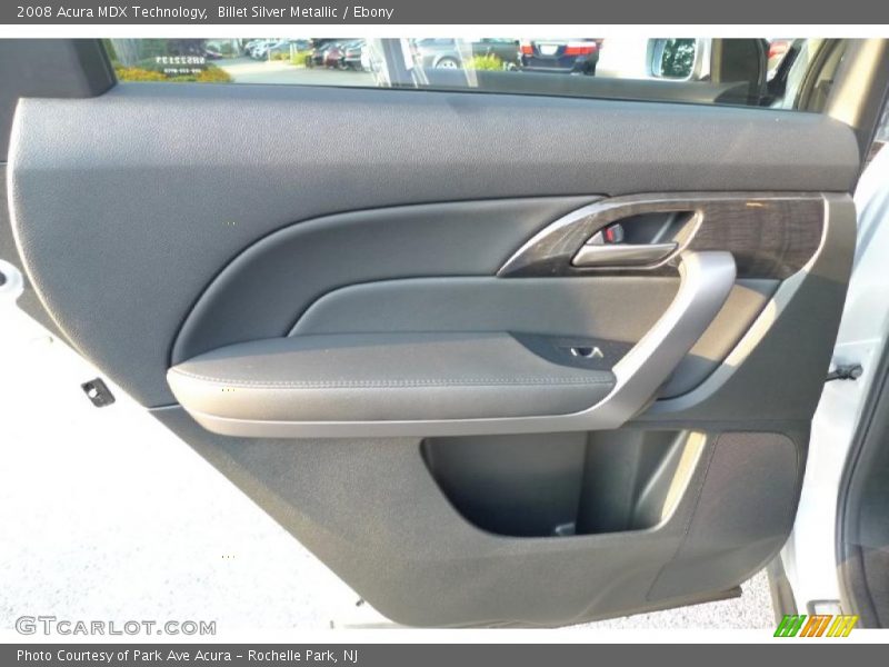 Billet Silver Metallic / Ebony 2008 Acura MDX Technology