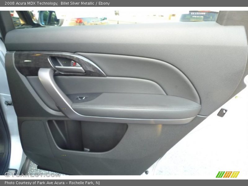 Billet Silver Metallic / Ebony 2008 Acura MDX Technology