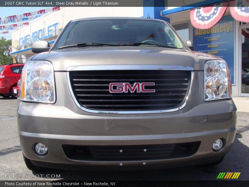 Steel Gray Metallic / Light Titanium 2007 GMC Yukon SLT 4x4