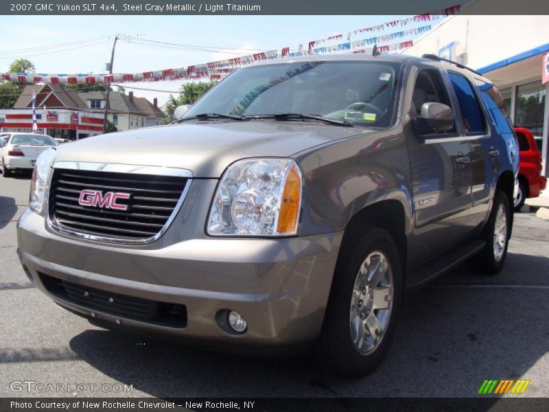 Steel Gray Metallic / Light Titanium 2007 GMC Yukon SLT 4x4