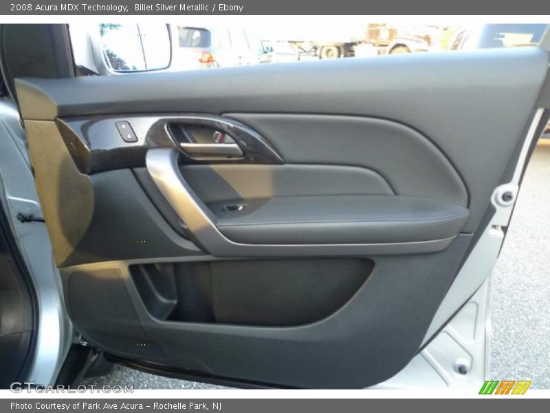 Billet Silver Metallic / Ebony 2008 Acura MDX Technology