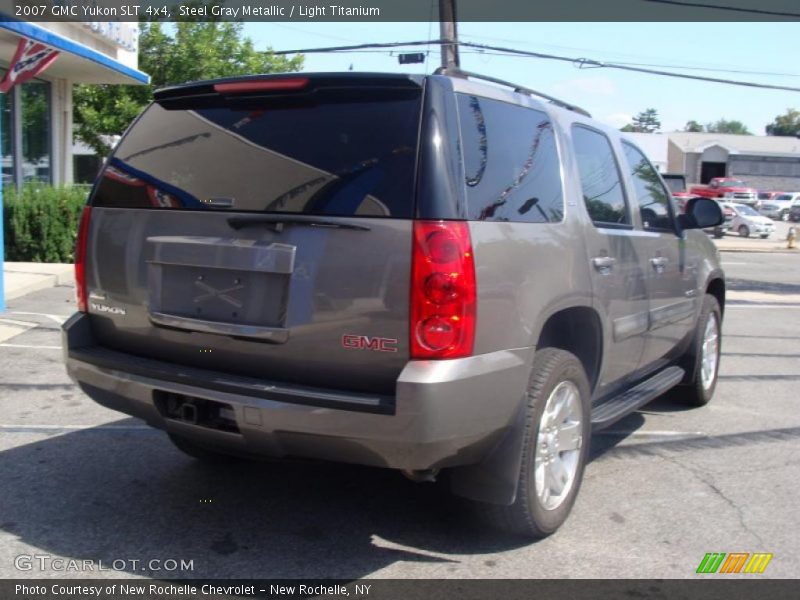 Steel Gray Metallic / Light Titanium 2007 GMC Yukon SLT 4x4
