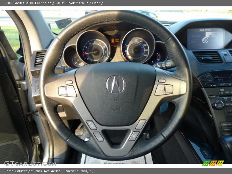 Billet Silver Metallic / Ebony 2008 Acura MDX Technology