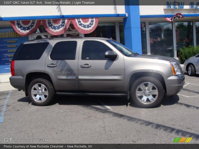 Steel Gray Metallic / Light Titanium 2007 GMC Yukon SLT 4x4