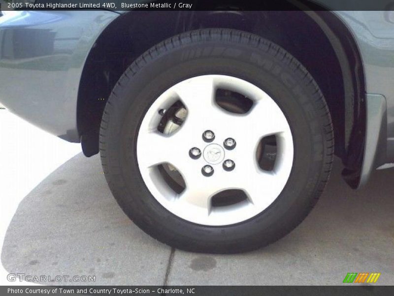 Bluestone Metallic / Gray 2005 Toyota Highlander Limited 4WD