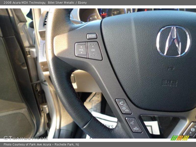 Billet Silver Metallic / Ebony 2008 Acura MDX Technology