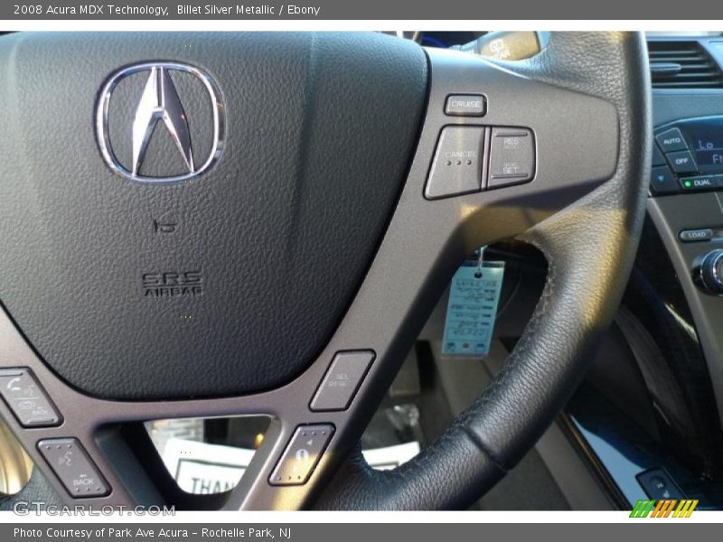 Billet Silver Metallic / Ebony 2008 Acura MDX Technology
