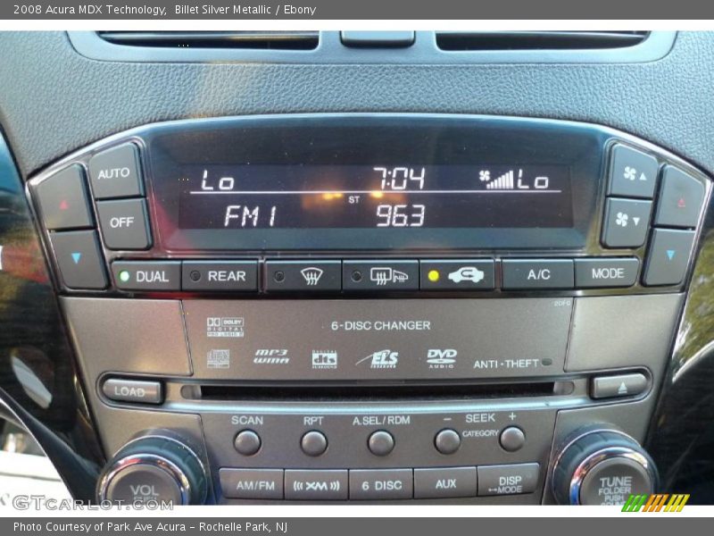 Billet Silver Metallic / Ebony 2008 Acura MDX Technology