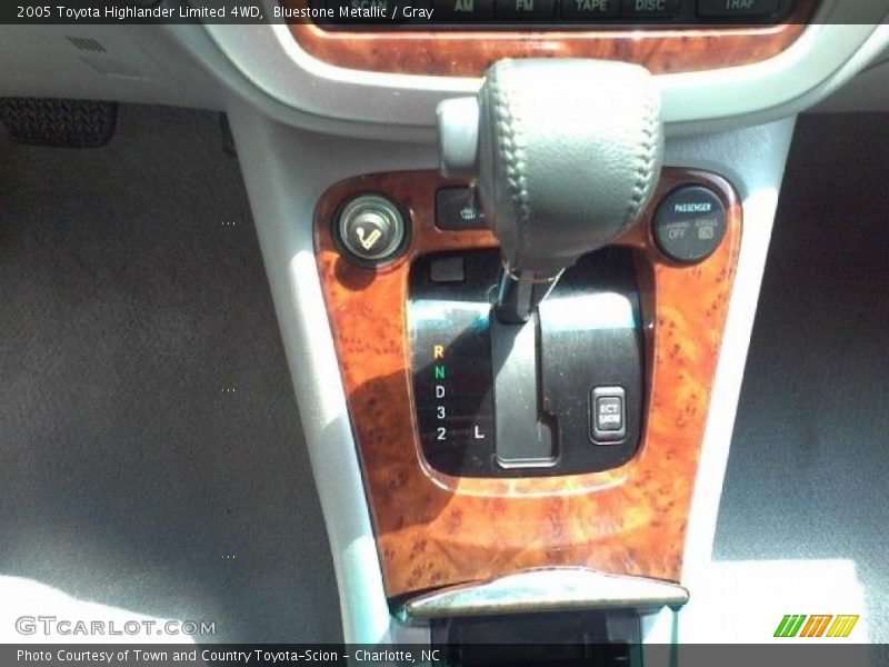 Bluestone Metallic / Gray 2005 Toyota Highlander Limited 4WD