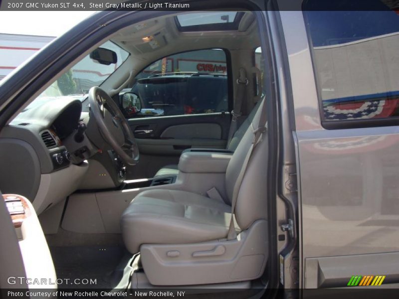 Steel Gray Metallic / Light Titanium 2007 GMC Yukon SLT 4x4
