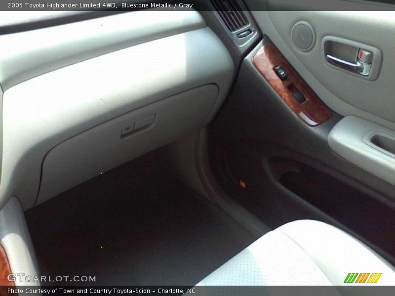 Bluestone Metallic / Gray 2005 Toyota Highlander Limited 4WD