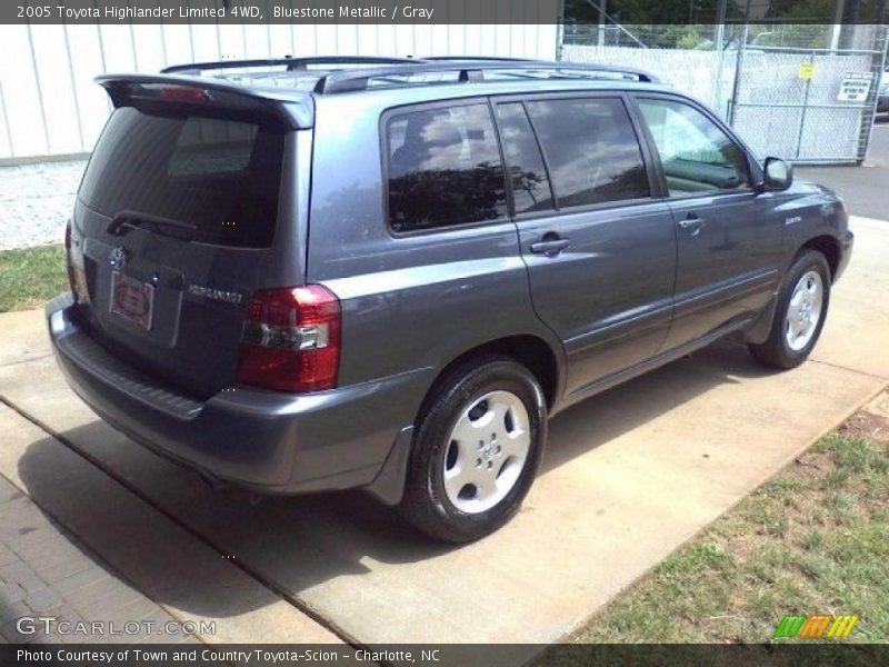 Bluestone Metallic / Gray 2005 Toyota Highlander Limited 4WD