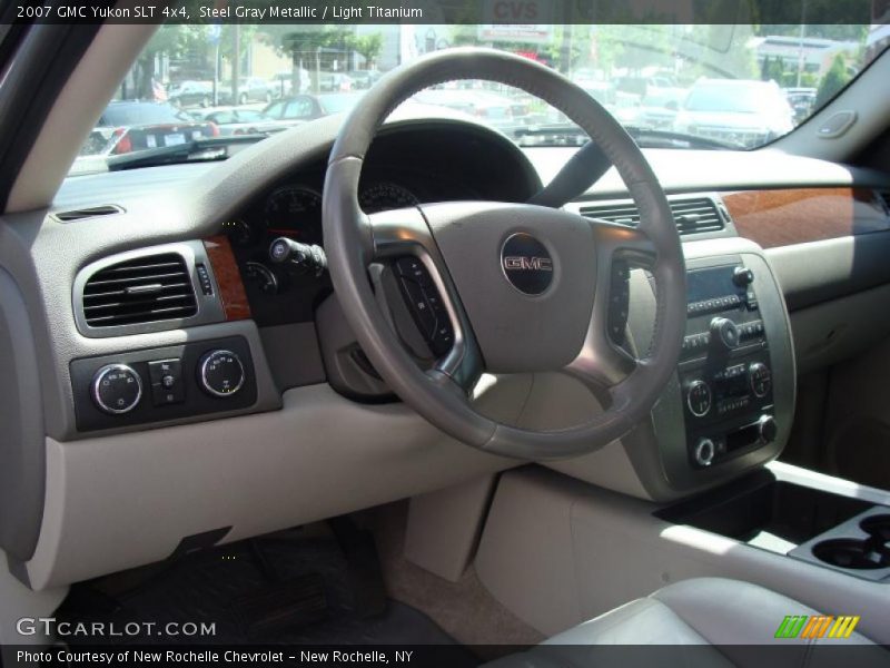 Steel Gray Metallic / Light Titanium 2007 GMC Yukon SLT 4x4