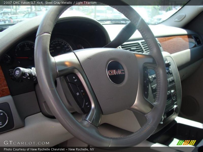Steel Gray Metallic / Light Titanium 2007 GMC Yukon SLT 4x4