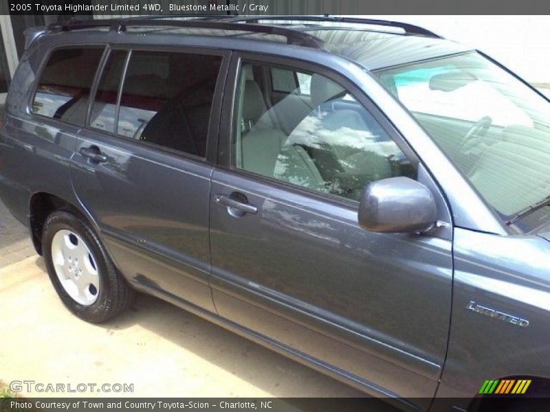 Bluestone Metallic / Gray 2005 Toyota Highlander Limited 4WD