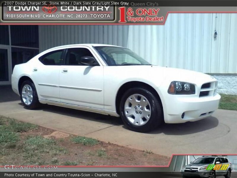 Stone White / Dark Slate Gray/Light Slate Gray 2007 Dodge Charger SE