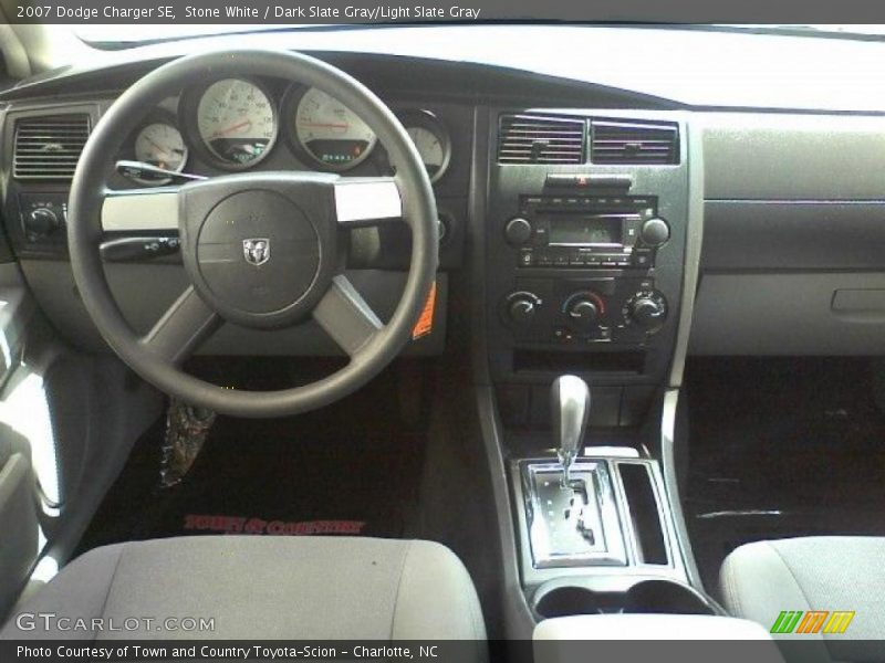 Stone White / Dark Slate Gray/Light Slate Gray 2007 Dodge Charger SE