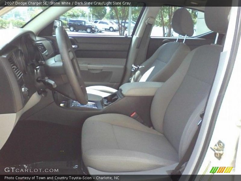 Stone White / Dark Slate Gray/Light Slate Gray 2007 Dodge Charger SE