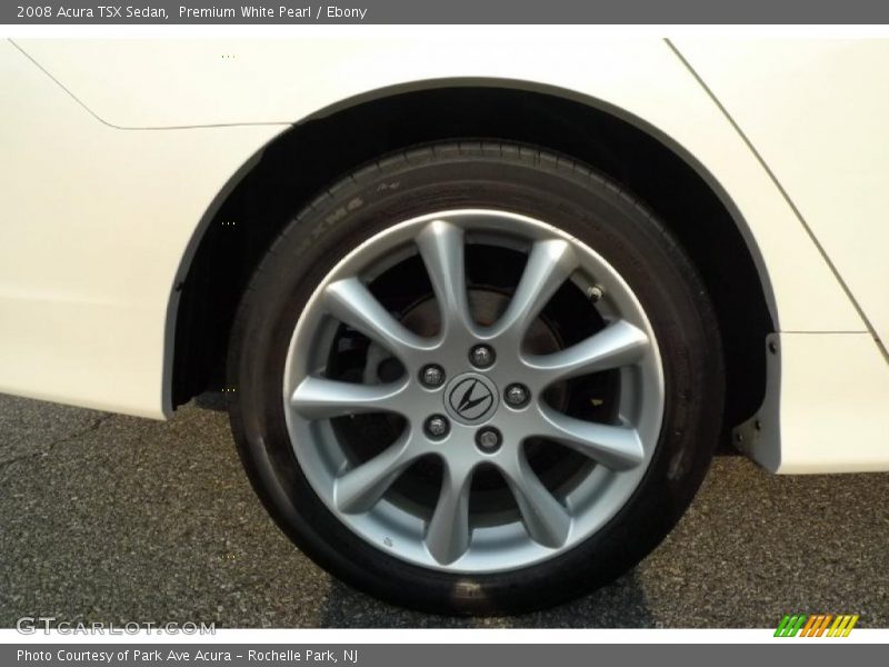 Premium White Pearl / Ebony 2008 Acura TSX Sedan