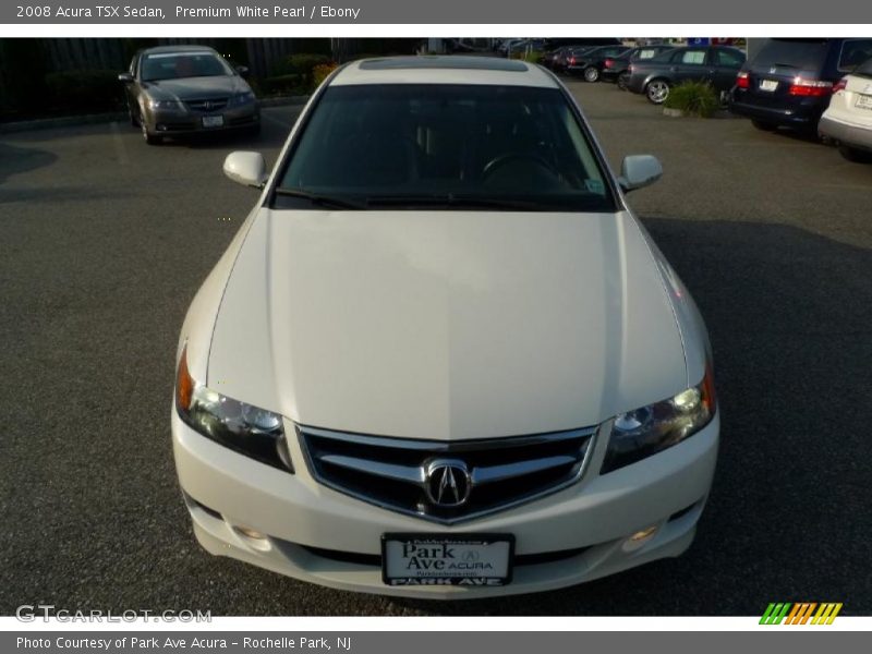 Premium White Pearl / Ebony 2008 Acura TSX Sedan