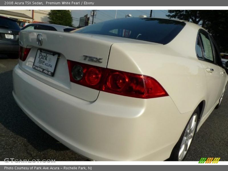 Premium White Pearl / Ebony 2008 Acura TSX Sedan