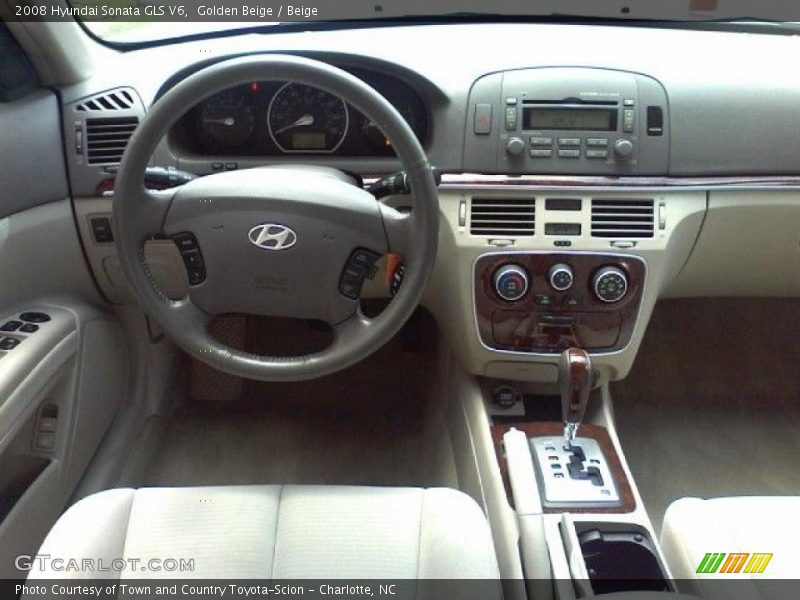 Golden Beige / Beige 2008 Hyundai Sonata GLS V6