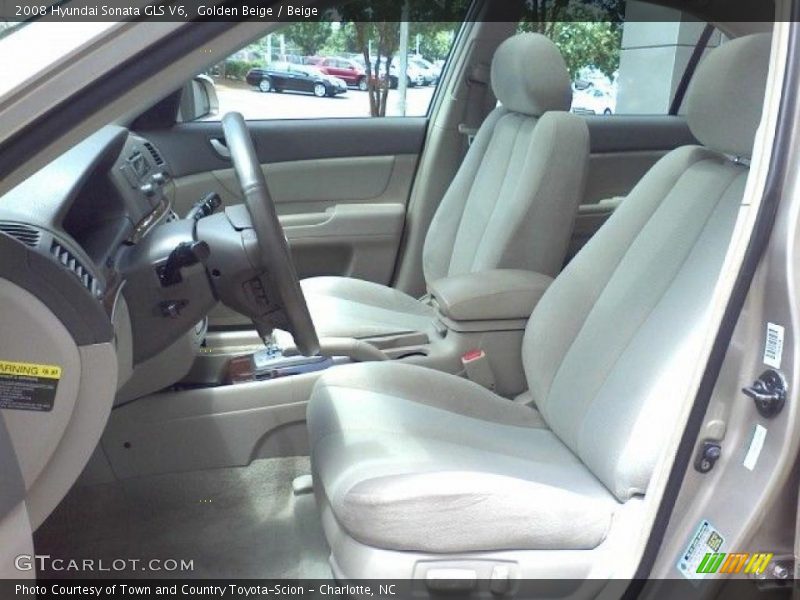 Golden Beige / Beige 2008 Hyundai Sonata GLS V6