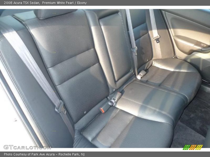 Premium White Pearl / Ebony 2008 Acura TSX Sedan