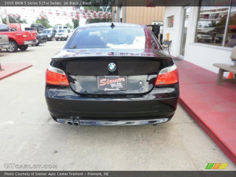 Jet Black / Black 2006 BMW 5 Series 525xi Sedan