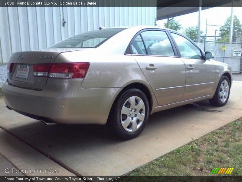Golden Beige / Beige 2008 Hyundai Sonata GLS V6