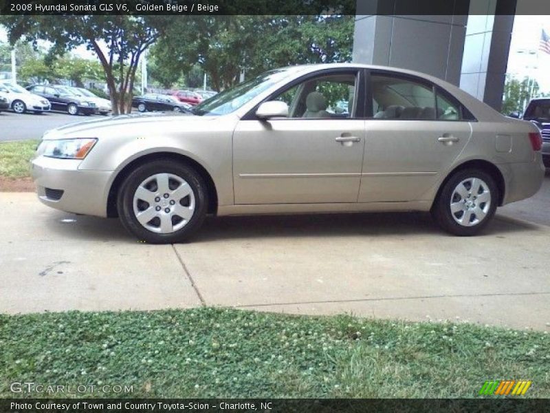Golden Beige / Beige 2008 Hyundai Sonata GLS V6