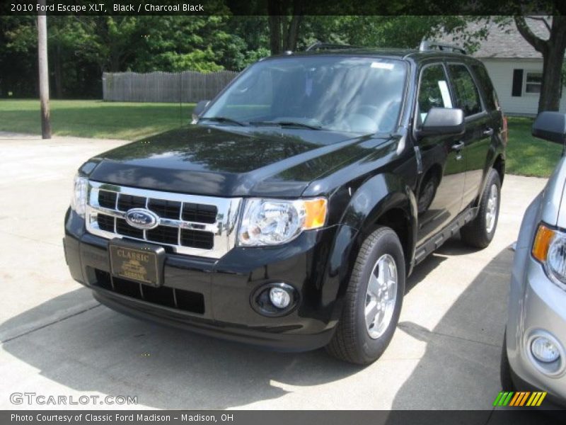 Black / Charcoal Black 2010 Ford Escape XLT