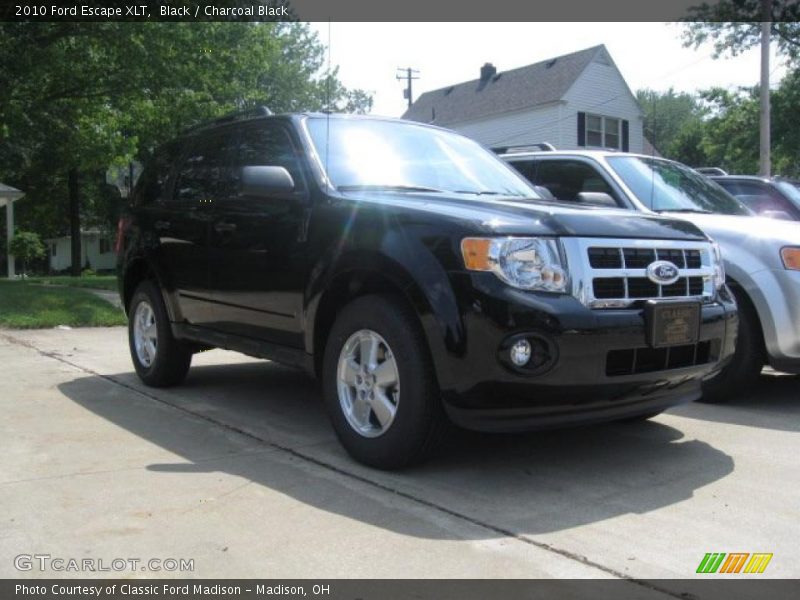 Black / Charcoal Black 2010 Ford Escape XLT