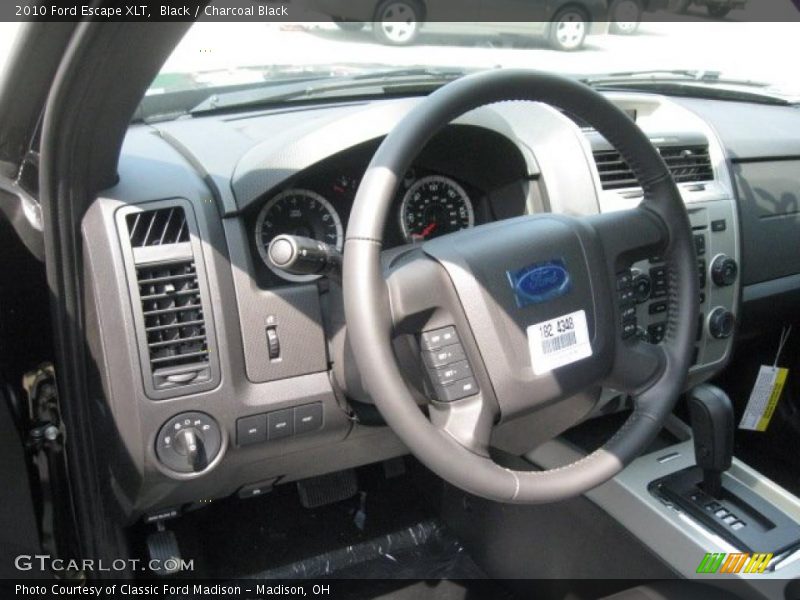 Black / Charcoal Black 2010 Ford Escape XLT