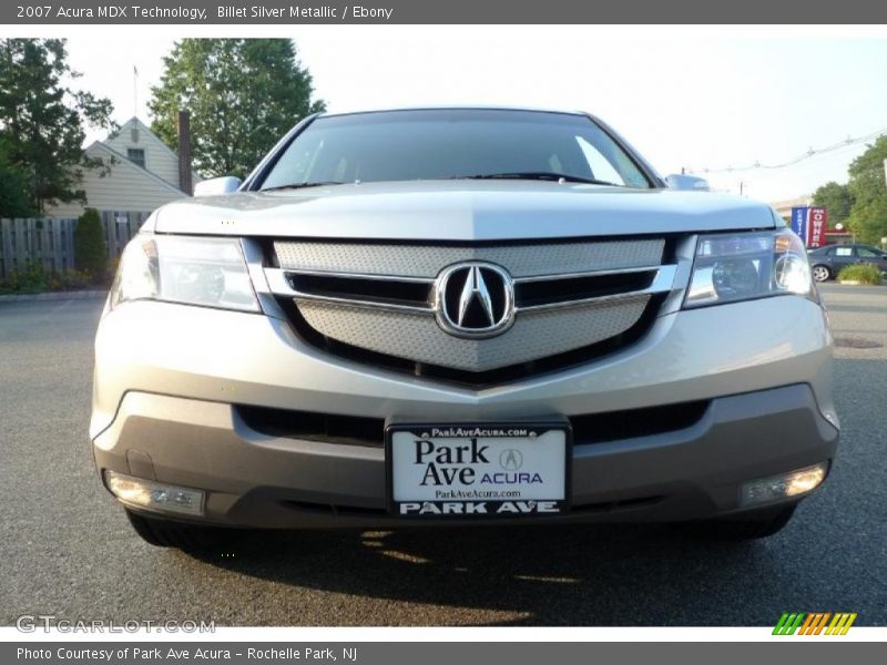 Billet Silver Metallic / Ebony 2007 Acura MDX Technology