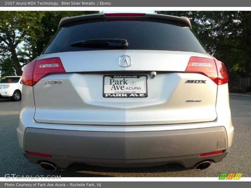 Billet Silver Metallic / Ebony 2007 Acura MDX Technology
