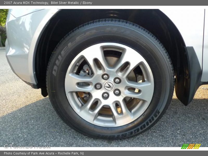 Billet Silver Metallic / Ebony 2007 Acura MDX Technology