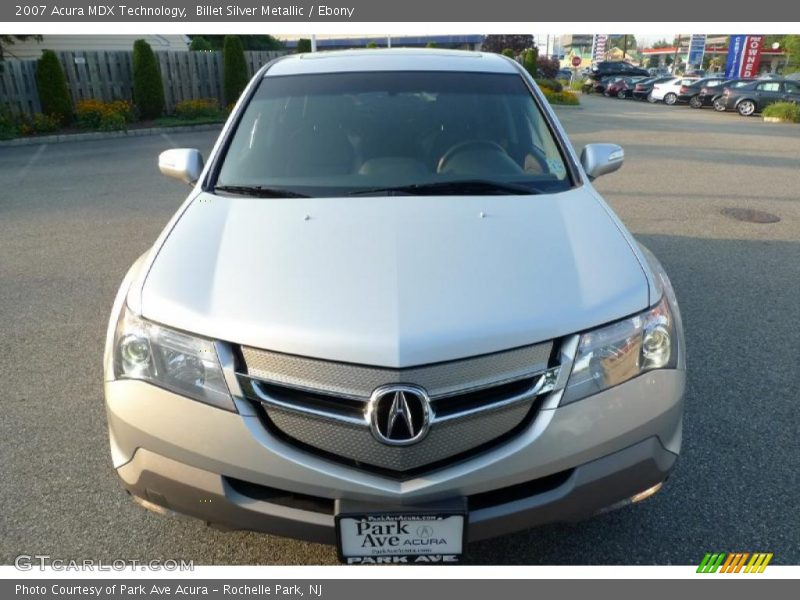 Billet Silver Metallic / Ebony 2007 Acura MDX Technology