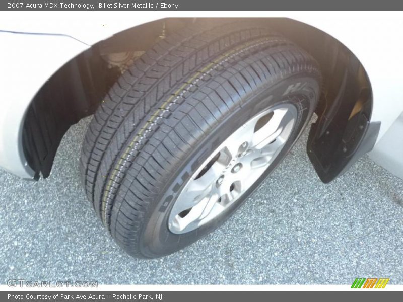 Billet Silver Metallic / Ebony 2007 Acura MDX Technology