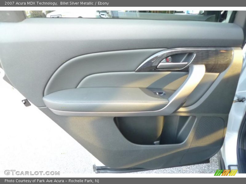 Billet Silver Metallic / Ebony 2007 Acura MDX Technology