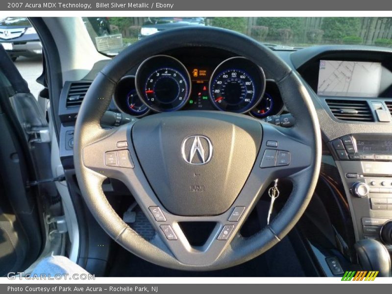 Billet Silver Metallic / Ebony 2007 Acura MDX Technology