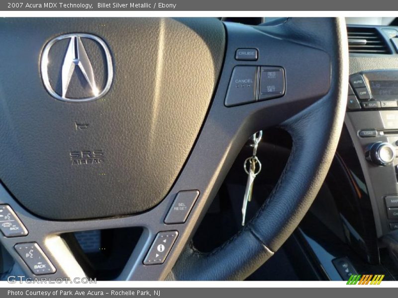Billet Silver Metallic / Ebony 2007 Acura MDX Technology