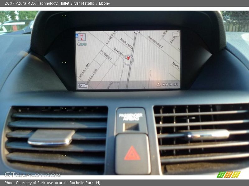 Billet Silver Metallic / Ebony 2007 Acura MDX Technology