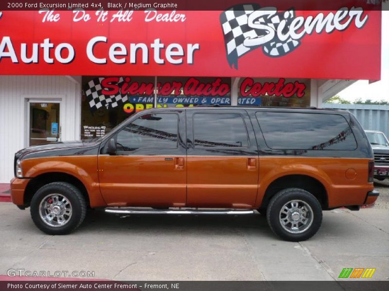 Black / Medium Graphite 2000 Ford Excursion Limited 4x4