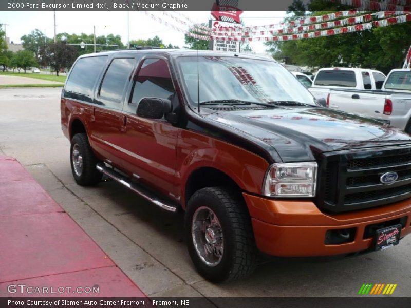 Black / Medium Graphite 2000 Ford Excursion Limited 4x4