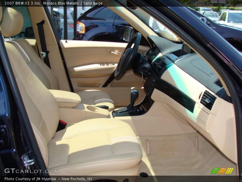 Monaco Blue Metallic / Sand Beige 2007 BMW X3 3.0si