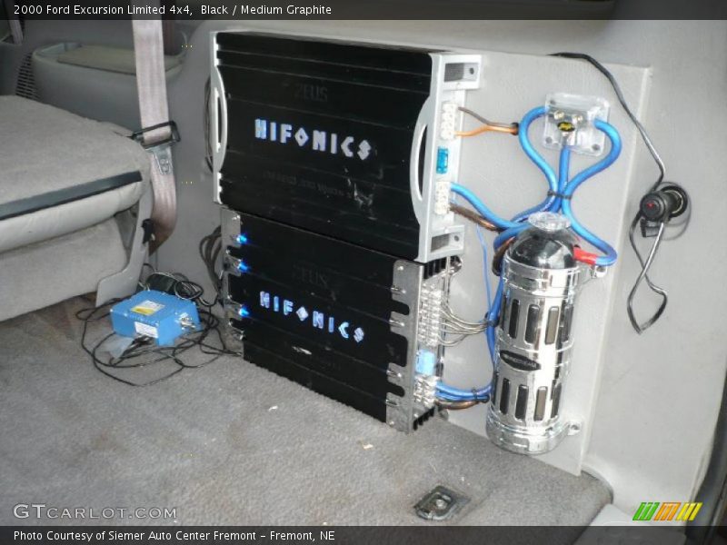 Black / Medium Graphite 2000 Ford Excursion Limited 4x4