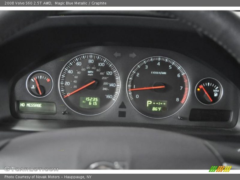 Magic Blue Metallic / Graphite 2008 Volvo S60 2.5T AWD